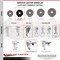 Service Caster 3.5 Inch Phenolic Swivel 10mm Threaded Stem Caster with Total Lock Brake SCC SCC-TSTTL20S3514-PHR-M1015 - alternate 2
